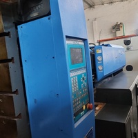 Machine de moulage par injection horizontale d'occasion 470T de type bureau, pour plastique, disponible en stock, d'origine Haïtienne