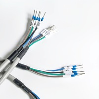 Cable Multifilar, Arnés de Cables con Terminales de Pin y Horquilla Aislados en Ambos Extremos, Cable de Señal Etiquetado para Controlador de Sensor Industrial