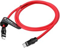 Cable USB-C a Tipo-C de Alvin's Cables, Personalizado, con Carga Rápida PD y Transferencia de Datos para iPhone, iPad, Android, Cámara, Grabado Láser