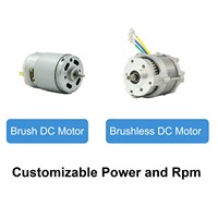 545 Prix réduit, moteur à courant continu à paramètre personnalisé du fabricant de moteur Moteur brossé