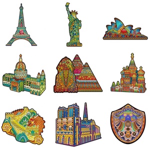 Оптовая продажа, деревянный пазл A4, уникальная головоломка в форме животного для взрослых, деревянный пазл - Product Image 5