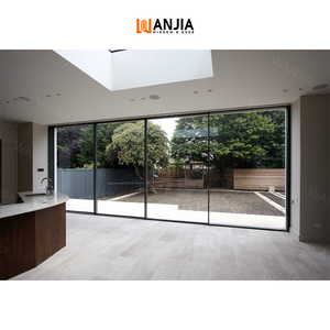 Gegarandeerde Kwaliteit Commerciële Aluminium Schuifdeuren Buitenkant Aluminium Glazen Schuifdeuren Patio Dubbele Beglazing Schuifdeuren - Product Image 1