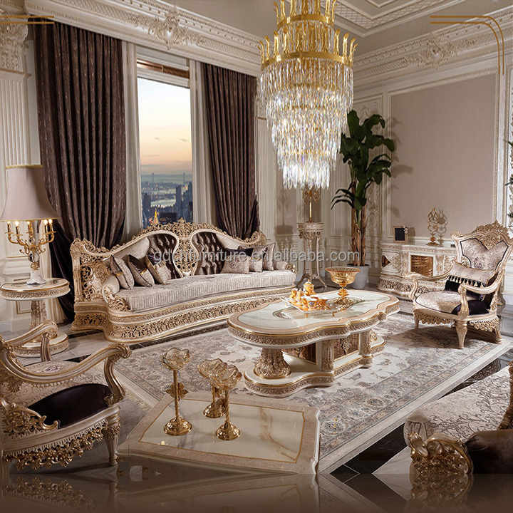 Snapshot of Luxury Wood Custom Living Room Furniture