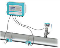 Versatile Handheld Industrial Ultrasonic Flow Meter Portable Non-contact Sensor Stainless Steel PVC Pipe Flow Measurement