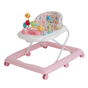 Trotteur évolutif 4-en-1 pour bébés avec musique et lumières, poussette trotteuse pour tout-petits, trotteur d'apprentissage assis-debout, trottinette pour enfants - Product Image 5