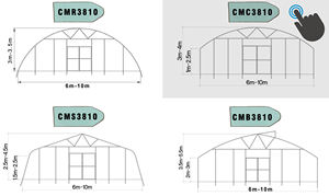 صوفيئات زراعية بمساحة 9 م × 50 م ، صوفيئات مستخدمة للنفاق التجاري العالي - Product Image 4