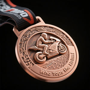 Medallas <span class=keywords><strong>de</strong></span> Carreras <span class=keywords><strong>de</strong></span> <span class=keywords><strong>Motociclismo</strong></span> Profesionales, Chapadas en Oro, Plata y Cobre, Colección <span class=keywords><strong>de</strong></span> Premios <span class=keywords><strong>de</strong></span> <span class=keywords><strong>Campeonato</strong></span>, Juego <span class=keywords><strong>de</strong></span> Medallas para Pilotos - Product Image 3