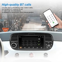 Autoradio Android 7'' avec Car-play, autoradio Android pour Fiat 500 2007-2015, 4G WIFI GPS BT AM/FM/RDS DSP