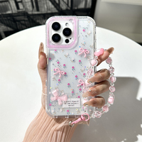 Offre Spéciale époxy paillettes Bling avec chaîne en cristal étui de téléphone portable anti-choc pour HONR 400 Smart 5G