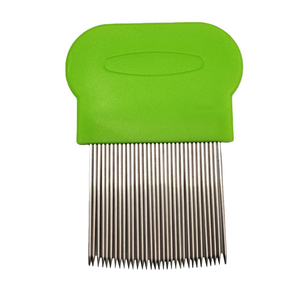 หวีกำจัดเหา 8.5*6.3 ซม. หวีกำจัดหมัด หวีพลาสติก หวีโลหะ หวีซี่ถี่ กำจัดรอยฉีกขาดของขน กำจัดรังแค - Product Image 5