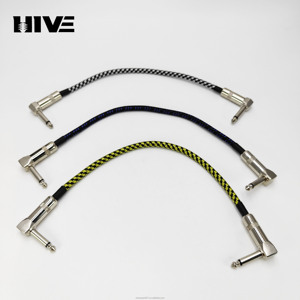 Cable de bucle de efectos de <span class=keywords><strong>guitarra</strong></span> con punta de cobre, cable de protección Effecter, cable de conexión de reducción de ruido, 30 cm de largo - Product Image 4