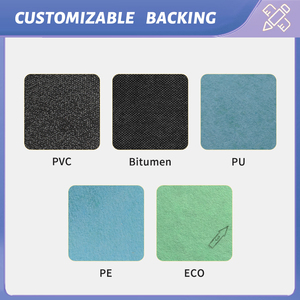 Thương mại văn phòng hiện đại sàn vuông gạch Thảm 50x50 cho bitum ủng hộ đống vòng lặp Thảm gạch - Product Image 4