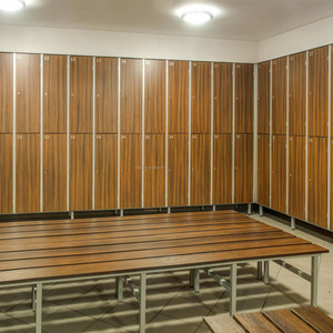 Tủ khóa nhỏ gọn HPL không thấm nước và chống cháy được sử dụng trong các trường học trung tâm phòng tập thể dục - Product Image 4