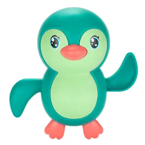 Cartoon Niedlich keit Greifen Hand-Auge-Koordination ABS Aufziehen Little Penguin Toy für Baby Bath