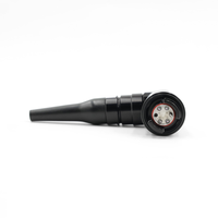 HXB13 90 Degree Right Angled Fiber Optic Expanded Beam Connector for 5G FTTX Applications IP68 Waterproof 2/4 Cores Rugged