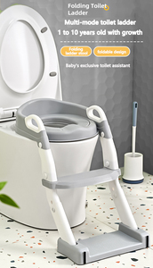 Pot pour <span class=keywords><strong>bébé</strong></span> en plastique avec échelle 3 en 1, pot multifonctionnel pliable, siège <span class=keywords><strong>réducteur</strong></span> de toilettes pour l'apprentissage de la propreté des bébés - Product Image 3
