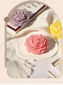 เทียนหอมรูปดอกโบตั๋น ดีไซน์สร้างสรรค์ ของขวัญตกแต่งสำหรับวันสตรีสากล วันวาเลนไทน์ วันเกิด ทำจากขี้ผึ้งใหม่ - Product Image 6