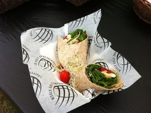 กระดาษห่อเบอร์เกอร์เคลือบ PE กันไขมัน เกรดอาหาร ย่อยสลายได้ 40 แกรม สำหรับร้านอาหาร แซนวิช เค้ก พิซซ่า - Product Image 5