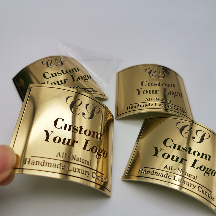 Custom Packaging Labels Luxury Candles Private Label Design 3d Relief ...