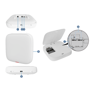 Airengine 6776-58TI Wi-Fi 7ในตัวเสาอากาศอัจฉริยะแบบไร้สายจุดเชื่อมต่อที่ครอบคลุม6776-58TI ในร่ม - Product Image 1