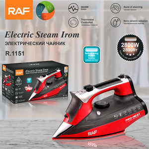 Plancha de Vapor Eléctrica RAF de 2800W con Placa de Acero Inoxidable y Tecnología de Control de Calor Profesional para Uso Doméstico - Product Image 4