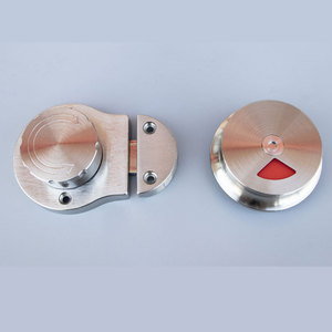 Furniture Lock D30 Aluminum Alloy Brushed Industrial Design Keyless 24 27 Mm Door Thickness Occupancy Indicator - Product Image 2