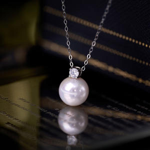 Exquisito y Elegante Collar de Perlas de Agua Dulce Casi Redondas de 3-6 mm, Calidad Casi Impecable - Product Image 3