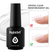 Robifel Gel Micro Constructeur Haute Clarté Standard UE Durcissant pour Extension d'Ongles Soak Off Vente en Gros OEM pour Salons de Manucure