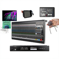 Console de musique professionnelle en métal avec son surround et enregistrement USB pour DJ, studio, scène et utilisation en direct