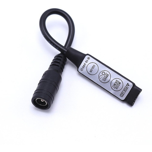 ตัวควบคุมไฟ LED แบบมินิ รุ่น <span class=keywords><strong>ESan</strong></span> DC12-24V 3 ปุ่ม 6A สำหรับไฟ LED แถบขนาดเล็ก ไฟปลูกต้นไม้แบบ RGB ไม่กะพริบ - Product Image 1