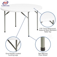 Table Pliante Ronde en Plastique de 5 Pieds XYM-T24