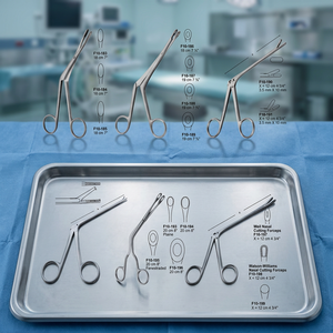 Heymann Nasal Dressing Forceps 18cm 7'' Bruenings Nasal Cutting Forceps 19cm Luc Nasal Cutting Forceps 20cm 8'' - Product Image 2