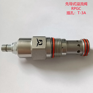 Vanne de décharge à commande pilote RPGC 3/8 po T-3A pour le contrôle de la pression hydraulique des machines de construction - Product Image 5