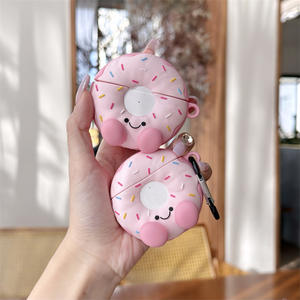 Accessoires pour écouteurs à motif de beignet mignon étui de protection pour <span class=keywords><strong>Apple</strong></span> <span class=keywords><strong>Air</strong></span> <span class=keywords><strong>Pod</strong></span> 4 3 <span class=keywords><strong>2</strong></span> Pro - Product Image 1