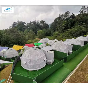 Hôtel de luxe en plein air personnalisé cadre en métal verre transparent glamping Igloo géodésique maison - Product Image 2