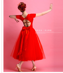 <span class=keywords><strong>Gonna</strong></span> da ballo moderna vintage a vita impero con perline, antipiega, per pratica, mezza <span class=keywords><strong>gonna</strong></span>, costume da valzer - Product Image 3