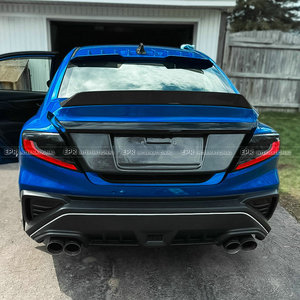 Cubierta del panel trasero del maletero (parte trasera de la placa de matrícula) para SUBARU 2022+ WRX VBH, material de fibra de carbono - Product Image 5