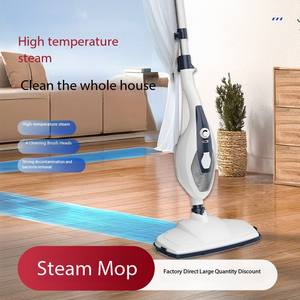 เครื่องทำความสะอาดไอน้ำไฟฟ้าแบบถูพื้นอเนกประสงค์ ขายดีที่สุด พร้อมแผ่นถูพื้น 2 ชิ้น สำหรับทำความสะอาดบ้าน - Product Image 3