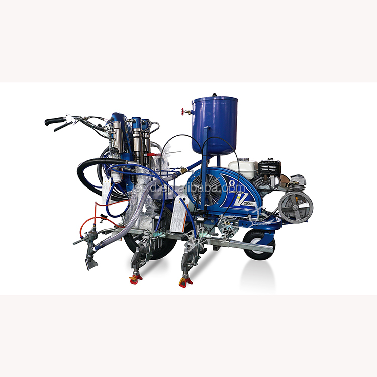 Машина для маркировки дорог из холодного пластика с ручным нажимным типом 200HS, Прямая продажа с завода