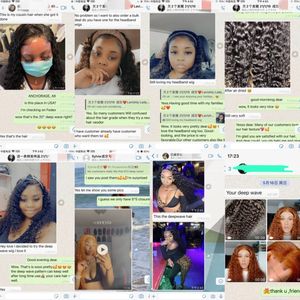 คุณภาพดีเยี่ยมบราซิลลูกไม้วิกผม,CURLY คุณภาพ Upart วิกผมผมมนุษย์, 30 นิ้วหู Burgundy วิกผมลูกไม้ด้านหน้า - Product Image 5