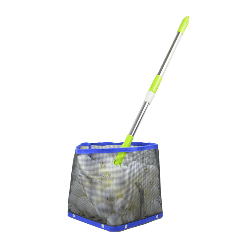 Portable Retractable Table Tennis Ball Picker Net with Aluminum Alloy & High-density Fiberboard for Serve Machine