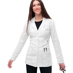 Confortable respirant femmes gommages médicaux infirmière médecin robe et veste blouse de laboratoire uniforme pour les hôpitaux et les cliniques - Product Image 5