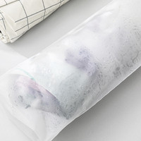 Sac de rangement transparent en plastique pour parapluie, housse de protection réutilisable et portable pour parapluie pliant avec cordon de serrage, organisateur domestique