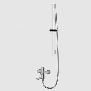 Stainless Steel Shower Set 304 Surface <b>Mounted</b> Three Function Rain <b>Spray</b> Bathroom Shower System - Product Image 2
