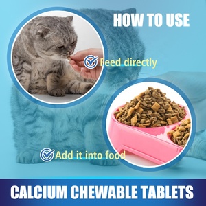 Tabletas masticables 200, suplemento de calcio para mascotas, promueve la salud de los huesos de los perros y la tasa de crecimiento de los cachorros - Product Image 6