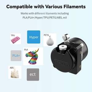 Impresora 3D de Prototipado Nueva con Extrusor K1 con Motor, Detección de Filamento de 1.75mm, Resina PLA y Tecnología FDM - Product Image 2