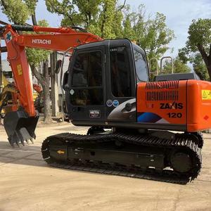 Used Excavator HITACHI ZX 120 ZX120 Good Quality 12 Ton Japan Original Second-<b>hand</b> <b>Mini</b> Medium Crawler Excavators Ready to Ship - Product Image 1