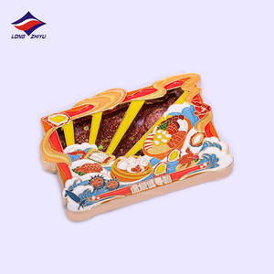 Longzhiyu 18 años Imanes de nevera de dibujos animados de metal Fabricante Esmalte suave personalizado Imanes de nevera de arena movediza personalizados - Product Image 5