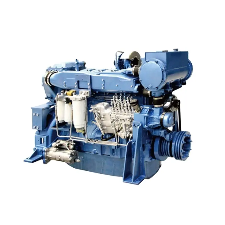 220KW-294KW WD12 1800rpm كاملة جيدة الأداء توربو نوع محرك الديزل البحري