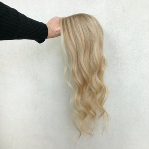 วิกผมคนสำหรั<span class=keywords><strong>บ</strong></span>ผู้หญิงตัวปิ่นปักผมลูกไม้สีบ<span class=keywords><strong>ลอน</strong></span><span class=keywords><strong>ด์</strong></span>บริสุทธิ์มี HD แบ<span class=keywords><strong>บ</strong></span>ชาวยุโรป - Product Image 4